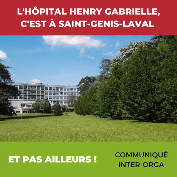 Henry Gabrielle c'est à St Genis Laval
